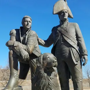These larger than life statues make a great photo op