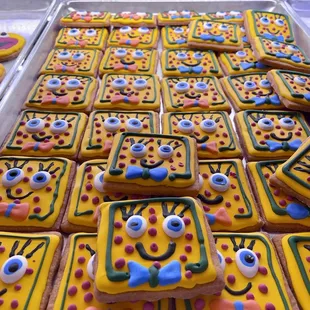  tray of decorated cookies