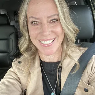 My new highlights in my natural hair color.
