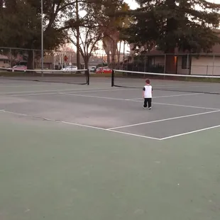 Tennis couts at Lewis Park