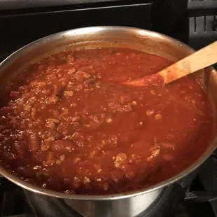 Homemade chili