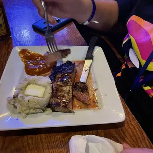 a plate of food