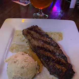 Strip &amp; Potatoes