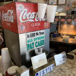 a coca cola machine