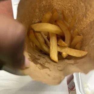 Bomb fresh fries!