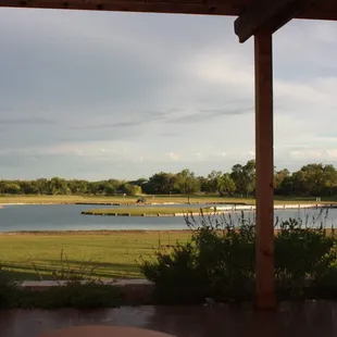 driving range view from Lew&apos;s patio