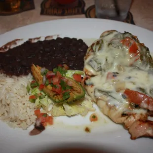 Chicken Poblano Dinner
