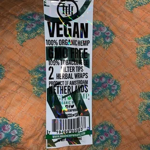 High Hemp organic wraps