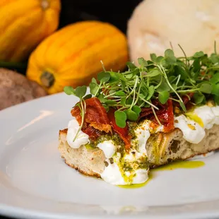 Crispy Prosciutto Bruschetta