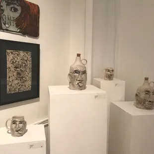 Art inside of the gallery