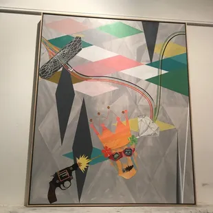 Art inside of the gallery
