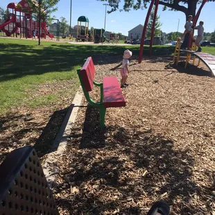 Benches &amp; shade trees!