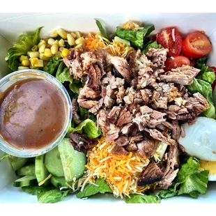 Chopped Salad w/Brisket &amp; Balsamic @ Lexington Betty Smokehouse. Chicago, IL .Smokehouse BBQ Sandwiches etc. Cool.