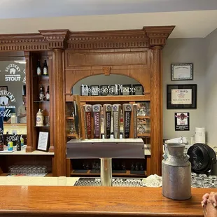 Bar for the beer tasting