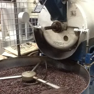a coffee roasting machine