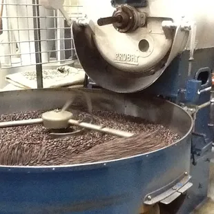 a coffee roasting machine