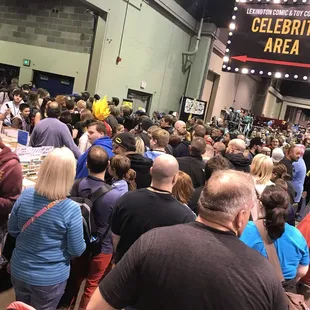 The crowds on Saturday were out of control.