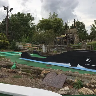 Three 18-hole courses for fun of biblical proportions.