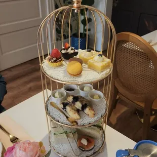 Our tea and snack tower