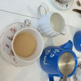 Tea and cream