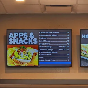 Concession Menu