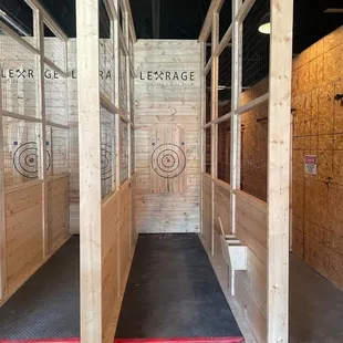 We have 3 lanes for axe throwing - ask about our discount when you add axe throwing to your rage package!