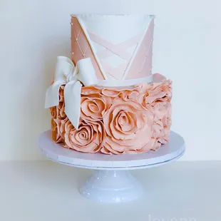 Classic ballerina birthday cake