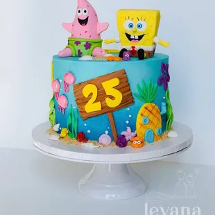 Sponge Bob birthday cake