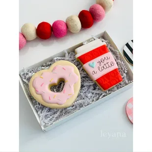 Valentines Day cookie box set