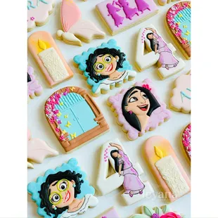 Pocahontas birthday cookies