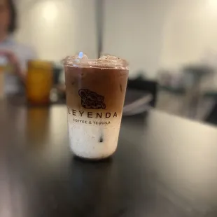 An horchata latte