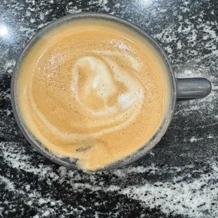 Classic latte.