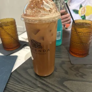 Iced Cookie Butter Chai Tea