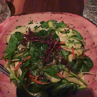Shaved zucchini & asparagus Salad