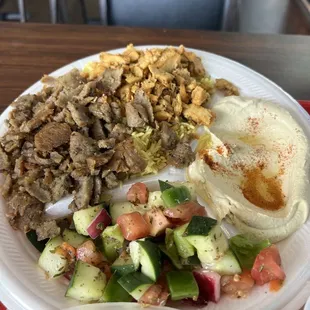 Chicken and Gyro Plate
