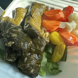 Grape leaves