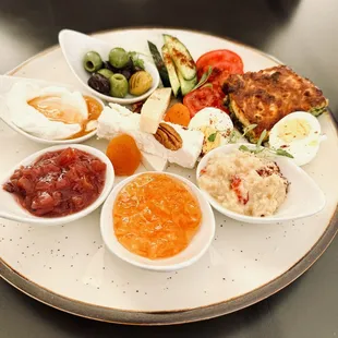 a plate of food