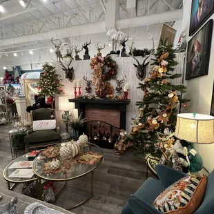 Such a cozy way to display stuff