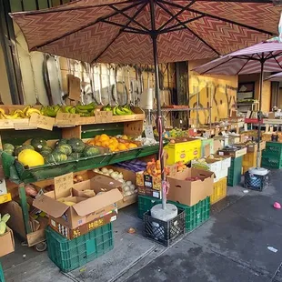 Produce on display