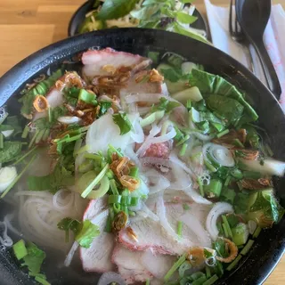 BBQ Pork Noodle Soup with Bok Choy