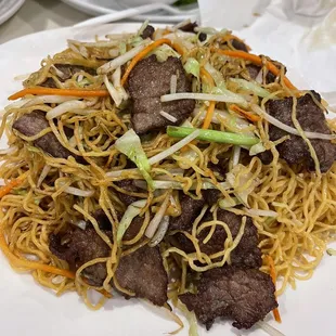 Beef chow mein