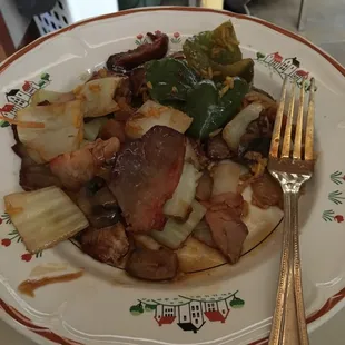 I got the roasted pork with vegetables