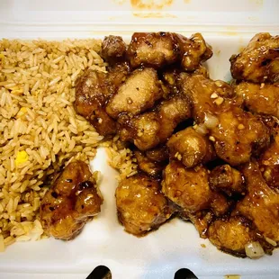 D14. Orange Chicken Dinner Special