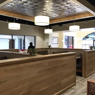 the interior of a restaurant