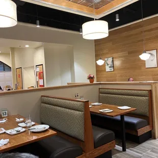 Clean and modern interior.