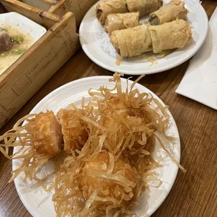 Shrimp Tofu Skin Rolls