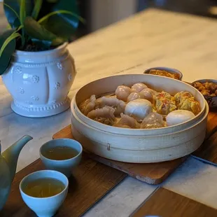 Dim sum to go and steam at home
