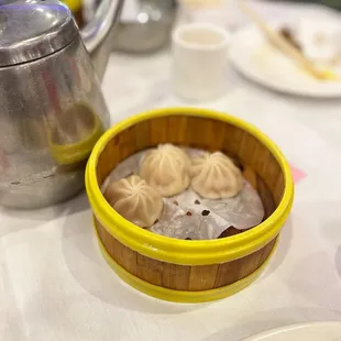 Xiaolongbao (soup dumpling) - my partner got 3 orders of these!