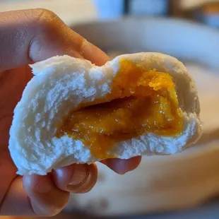 Salted egg yolk bun
