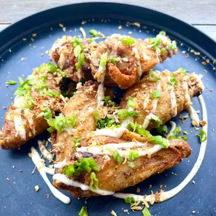 Calamansi fried chicken wings